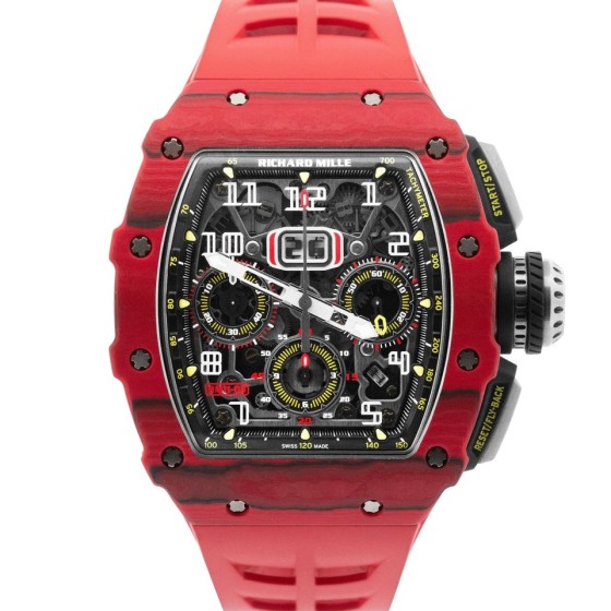 Richard Mille RM11-03 Red Quartz Carbon RM011-03 FQ TPT Limited Watch B+P