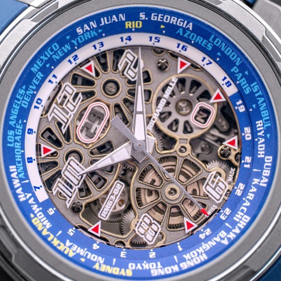 Richard Mille World Timer RM63-02 Titanium 47mm 2021 Box & Papers